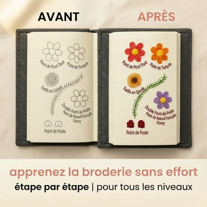 Carnet d'apprentissage de la broderie