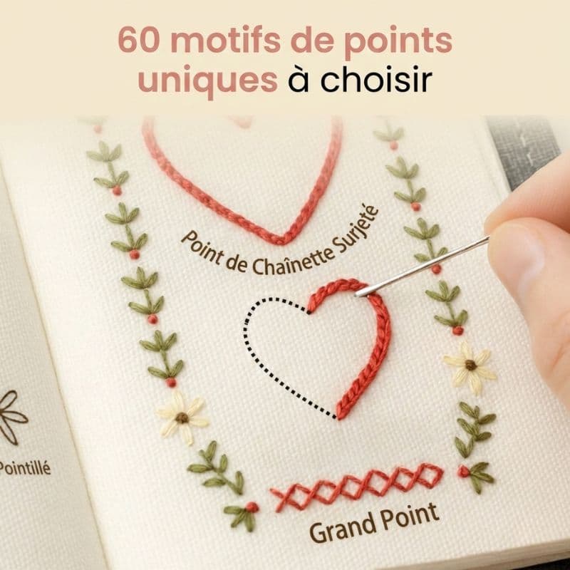 Carnet d'apprentissage de la broderie