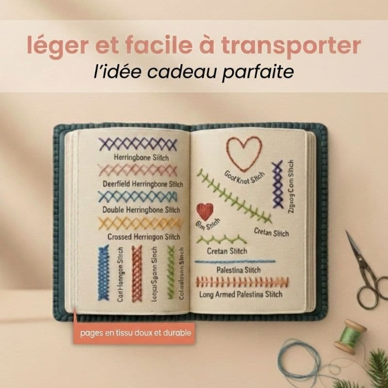 Carnet d'apprentissage de la broderie